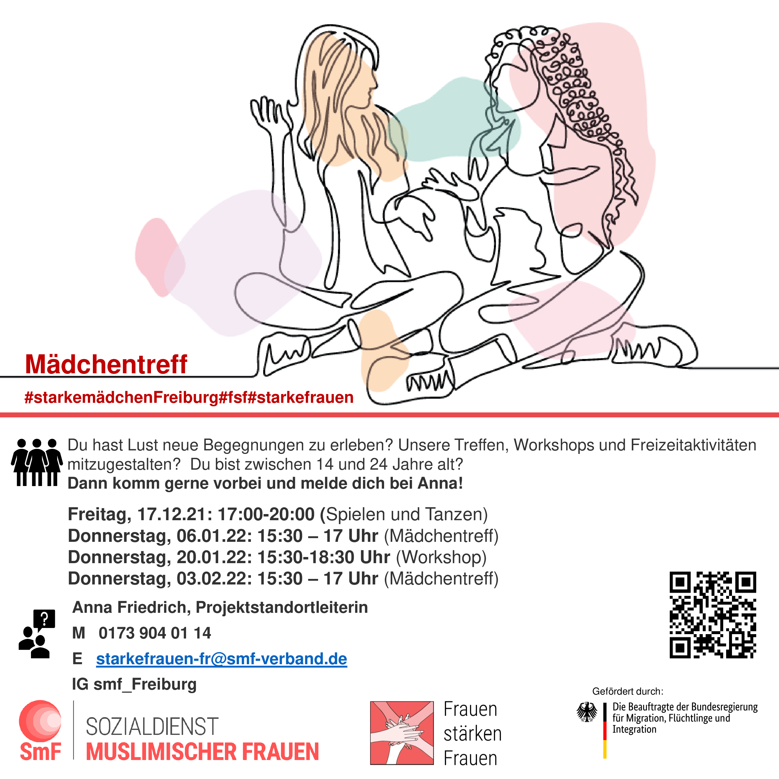 “Mädchen stärken Mädchen!” Offener Mädchentreff in Freiburg